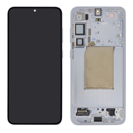 Ecran avec châssis Galaxy S25+ - Origine Samsung - Bleu clair photo 2