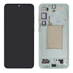 Ecran avec châssis Galaxy S25+ - Origine Samsung - Vert d\'eau photo 2