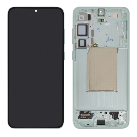 Ecran avec châssis Galaxy S25+ - Origine Samsung - Vert d\'eau photo 2