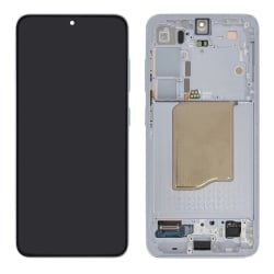 Ecran avec châssis Galaxy S25 - Origine Samsung - Bleu clair photo 2