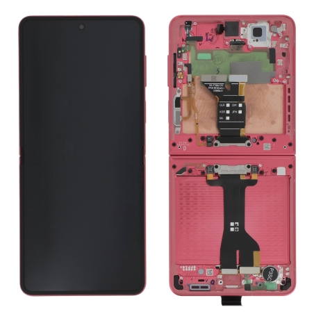 Ecran avec châssis Galaxy Z Flip7 - Origine Samsung - Corail photo 2