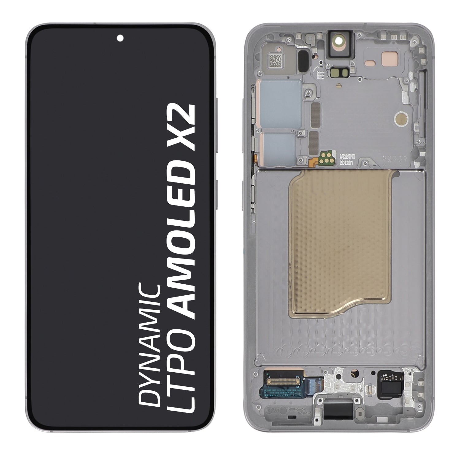 Écran avec châssis Galaxy S25 officiel Samsung gris Bricophone — free download
