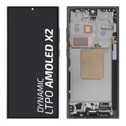 Ecran avec châssis Galaxy S24 Ultra - Origine Samsung - Noir photo 1