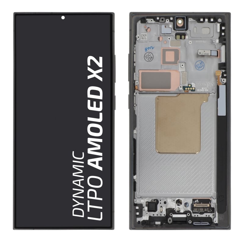 Ecran avec châssis Galaxy S24 Ultra - Origine Samsung - Noir photo 1