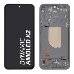 Ecran avec châssis Galaxy S23 FE - Origine reconditionné - Graphite photo 1