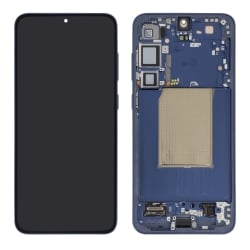 Ecran avec châssis Galaxy S25+ - Origine Samsung - Bleu nuit photo 2