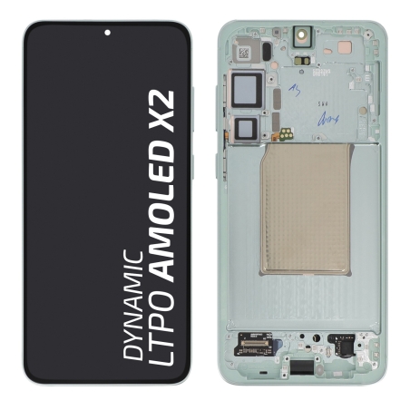 Ecran avec châssis Galaxy S25+ - Origine Samsung - Vert d\'eau photo 1