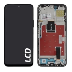 Bloc écran noir avec châssis pour HONOR 90 Lite photo 1