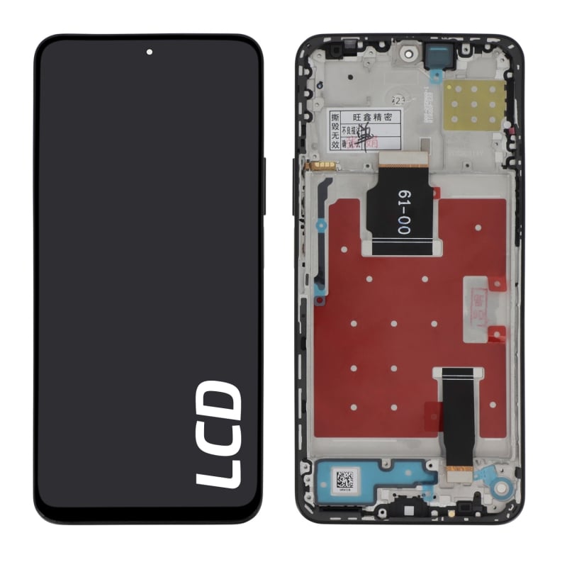 Bloc écran noir avec châssis pour HONOR 90 Lite photo 1