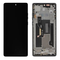 Ecran avec châssis Motorola Edge 50 Fusion - Origine reconditionné - Bleu photo 1