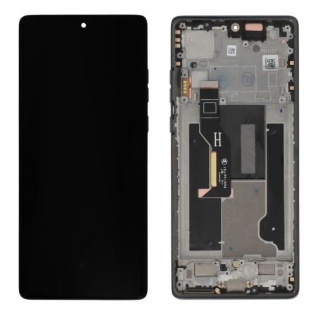 Ecran avec châssis Motorola Edge 50 Fusion - Origine reconditionné - Bleu photo 1