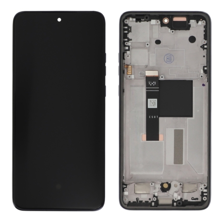 Ecran avec châssis Motorola Edge 50 Neo - Origine reconditionné - Gris photo 1