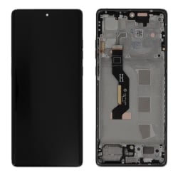 Ecran avec châssis Motorola G85 5G - Origine reconditionné - Gris photo 1