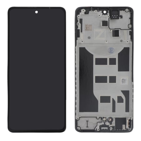 Ecran avec châssis Oppo Reno12 F 4G et 5G - Origine reconditionné - Noir photo 1
