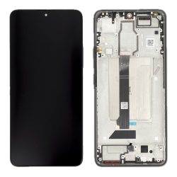 Ecran avec châssis Xiaomi Poco F6 - Origine Xiaomi - Noir photo 1