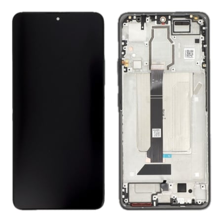 Ecran avec châssis Xiaomi Poco F6 - Origine Xiaomi - Noir photo 1