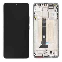 Ecran avec châssis Xiaomi Poco F6 - Origine Xiaomi - Titane photo 1