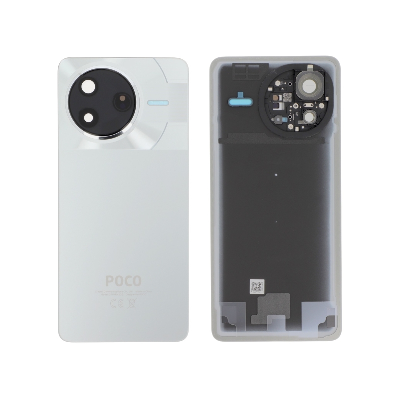 Vitre arrière Poco F7 Pro 5G - Origine Xiaomi - Argent photo 1