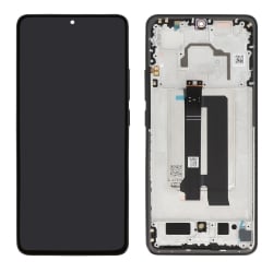 Ecran avec châssis Poco X6 Pro 5G - Origine Xiaomi - Noir photo 1