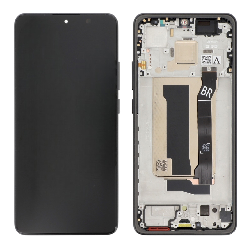 Ecran avec châssis Poco X7 Pro - Origine reconditionné - Noir photo 1