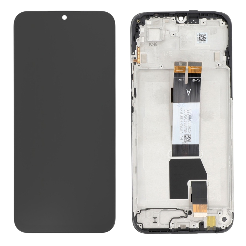 Ecran avec châssis Redmi 15C 5G - Origine reconditionné - Noir photo 1
