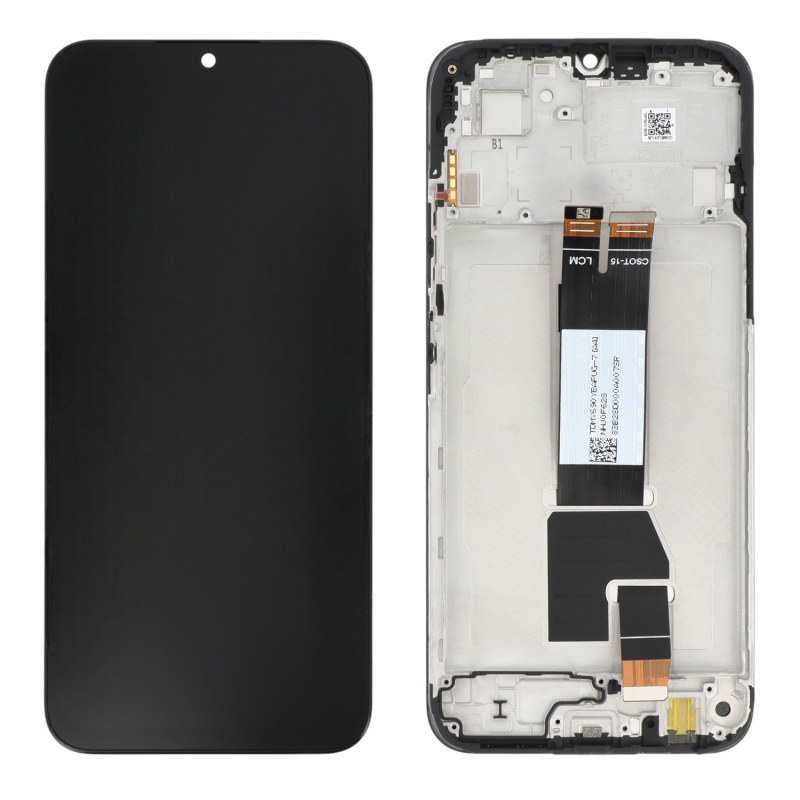Ecran avec châssis Redmi 15C 4G - Origine Redmi - Noir photo 1