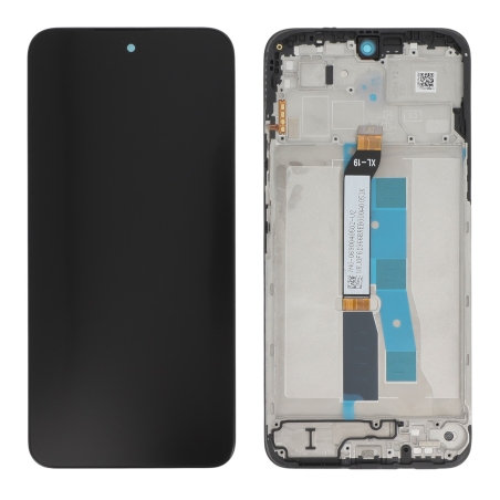 Ecran avec châssis Redmi 15 4G et Poco M7 4G - Origine Xiaomi - Noir photo 1