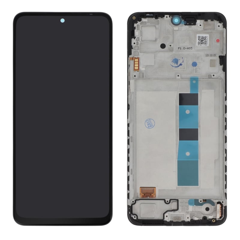 Ecran avec châssis Redmi Note 12 4G - Origine reconditionné - Noir photo 1