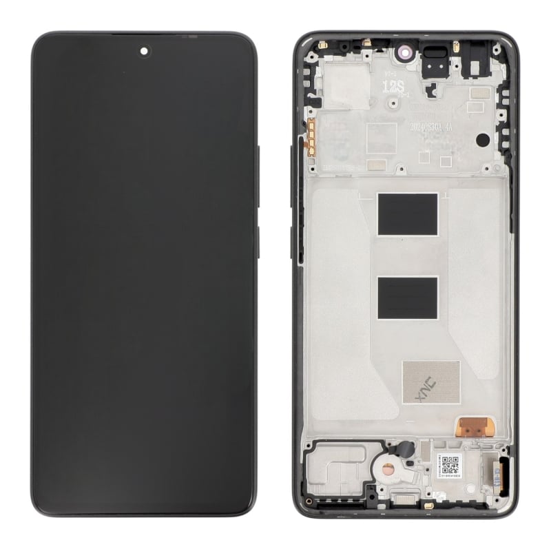 Ecran avec châssis Redmi Note 14 5G - Origine reconditionné - Noir photo 1