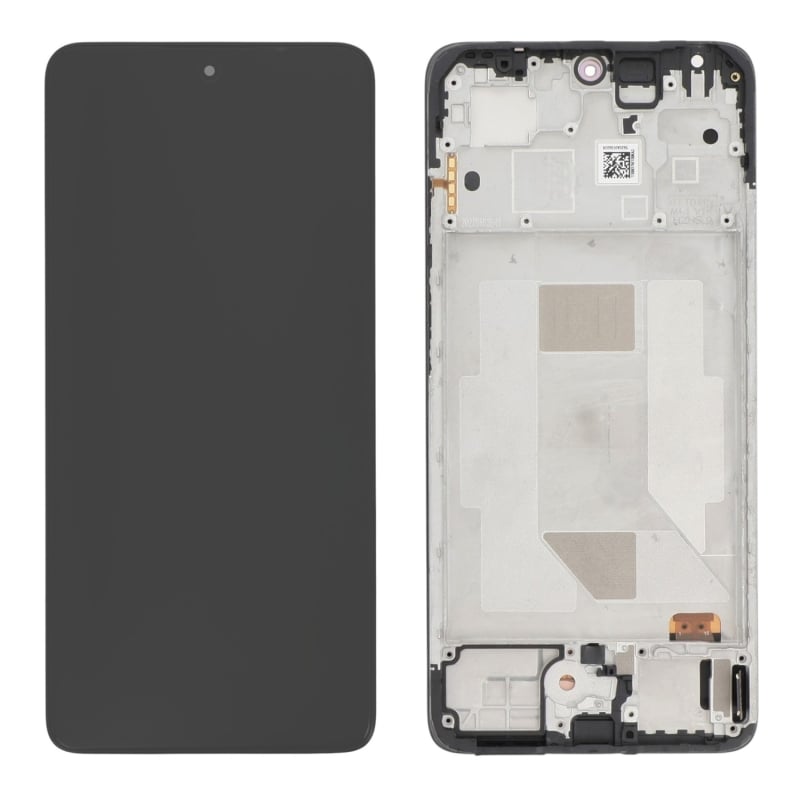 Ecran avec châssis Redmi Note 14 4G - Origine reconditionné - Noir photo 1