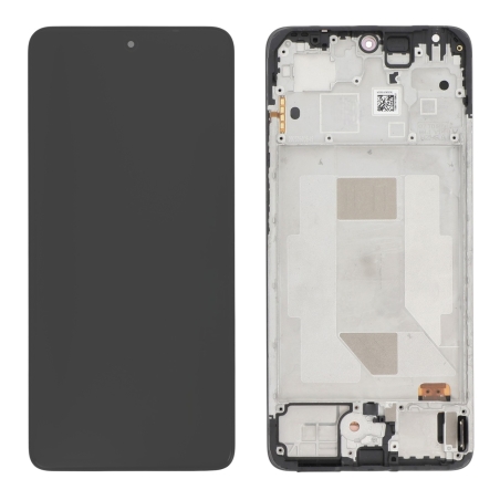 Ecran avec châssis Redmi Note 14 4G - Origine reconditionné - Noir photo 1