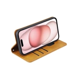 Etui portefeuille COVERME - iPhone 16e - Marron photo 5