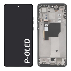 Ecran avec châssis Motorola 40 Edge Neo - Origine Motorola - Bleu Mer photo 2