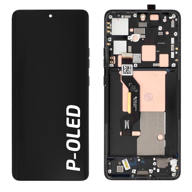 Ecran avec châssis Motorola Edge 50 Pro - Origine reconditionné - Noir photo 2