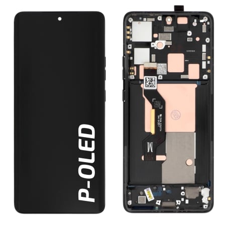 Ecran avec châssis Motorola Edge 50 Pro - Origine reconditionné - Noir photo 2