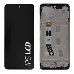 Ecran avec châssis Motorola G55 5G - Origine reconditionné - Gris photo 2