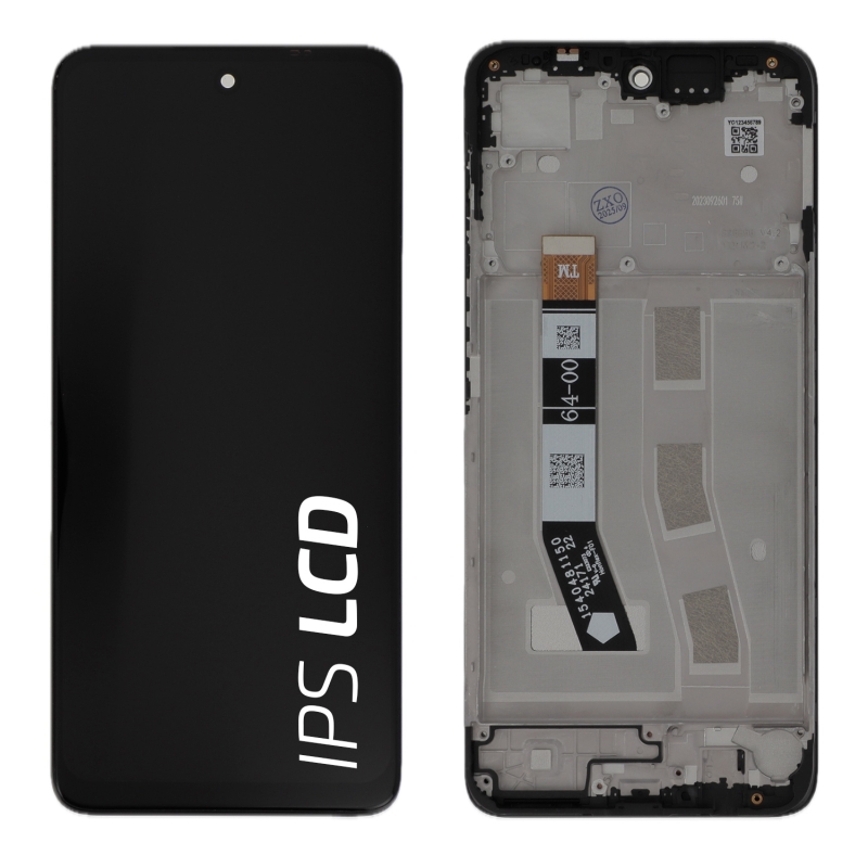 Ecran avec châssis Motorola G55 5G - Origine reconditionné - Gris photo 2