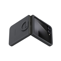 Coque Silicone Avec Anneau Galaxy Z Flip7 FE et Z Flip 6 - Noir - Samsung photo 3