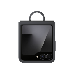 Coque Silicone Avec Anneau Galaxy Z Flip7 - Noir - Samsung photo 2