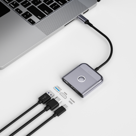 Adaptateur 3 en 1 Universel USB-C - WiWU photo 3