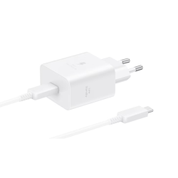 Adaptateur Secteur USB-C 45W Avec Câble - Blanc - Samsung photo 1