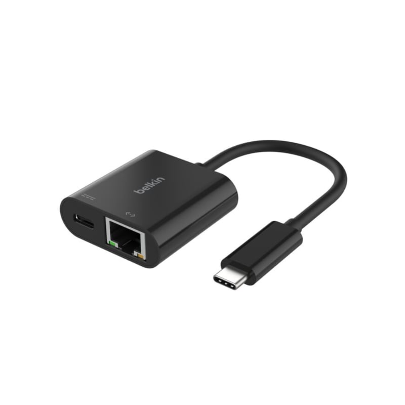 Adaptateur USB-C Ethernet Recharge 100W Universel - Belkin photo 1