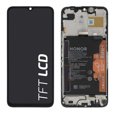 Ecran avec châssis avec batterie Honor X6b - Origine Honor - Noir photo 0