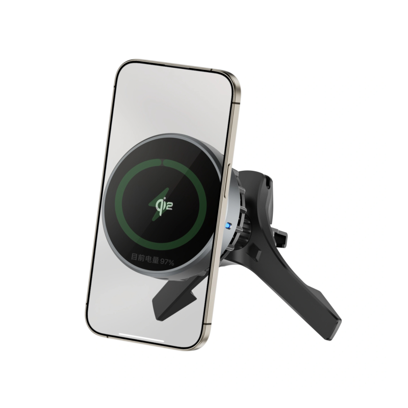 Chargeur Voiture Magnétique Qi 2.0 Smartphones - WiWU photo 1