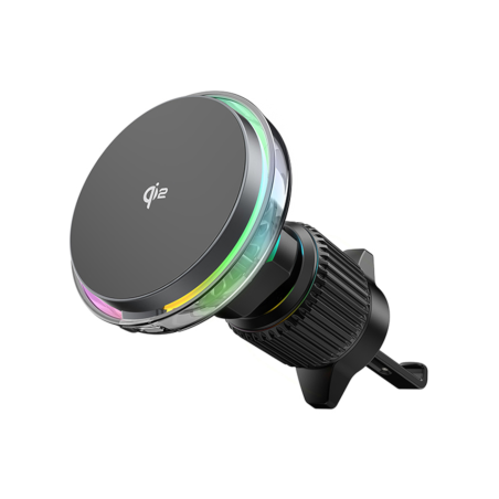 Chargeur Voiture Magnétique Qi2.0 Smartphones MagSafe - WiWU photo 1