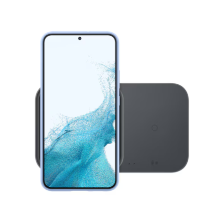 Chargeur Duo Sans Fil 15W Qi Universel - Noir - Samsung photo 1