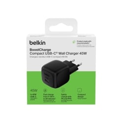 Chargeur Secteur 45W USB-C - Noir - Belkin photo 3