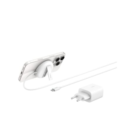 Chargeur Magnétique Qi2 BoostCharge Pro 15W - Blanc - Belkin photo 2