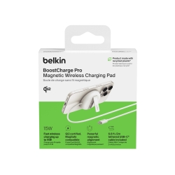 Chargeur Magnétique Qi2 BoostCharge Pro 15W - Blanc - Belkin photo 6