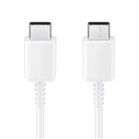 Câble USB-C vers USB-C 100W 1m - Blanc - Samsung photo 1